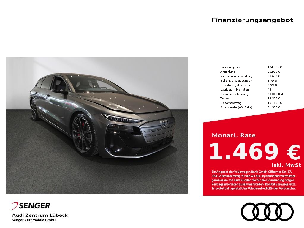 A6 Avant e-tron performance Memory-Paket Navi