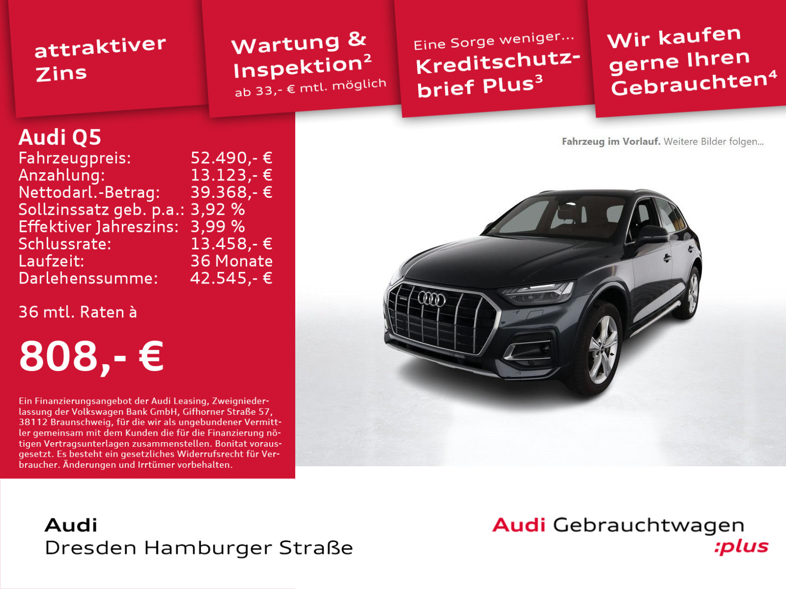 Audi Q5 50TFSI e advanced quattro