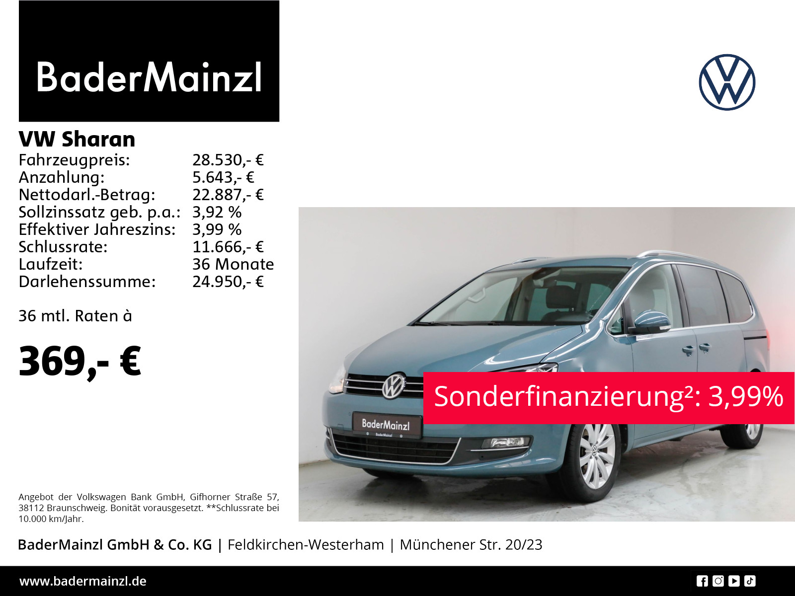 Sharan 1.4 TSI Highline AHK 7-Sitz Navi ACC