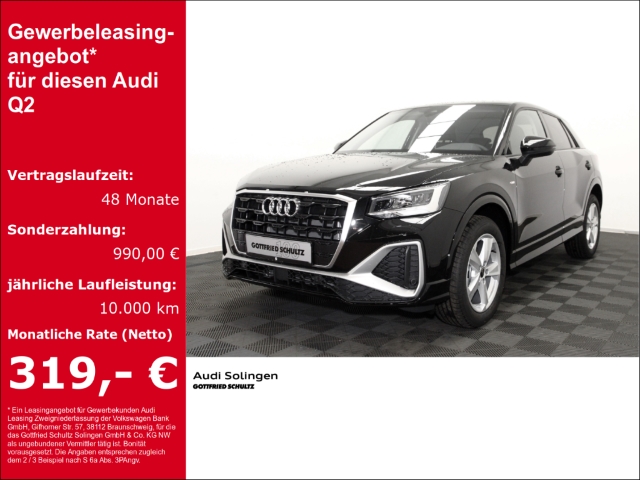 Q2 30 TFSI LED Rückfahrkamera Smartphone Interface S line