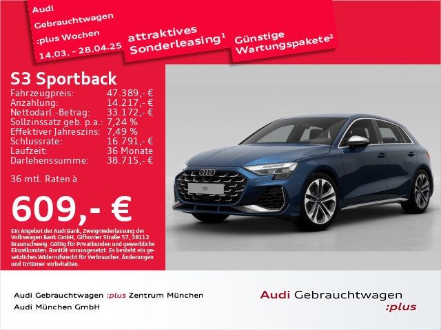 Audi S3 Sportback TFSI qu