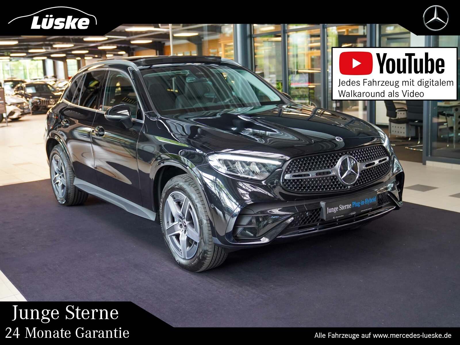 GLC 400 e 4M AMG Line Aluminium lines Pano AHK
