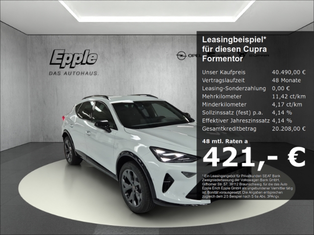 CUPRA Formentor 1.5 eTSI TopViewKamera
