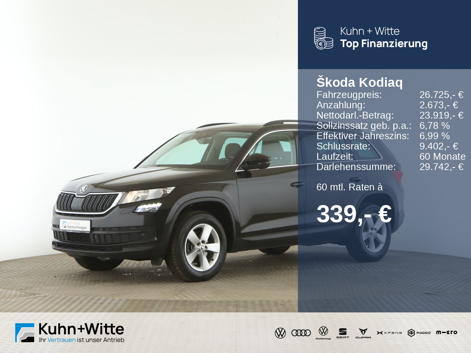 Kodiaq Ambition 2.0 TDI *ACC*RFK*Navi*SHZ*AppleCar*
