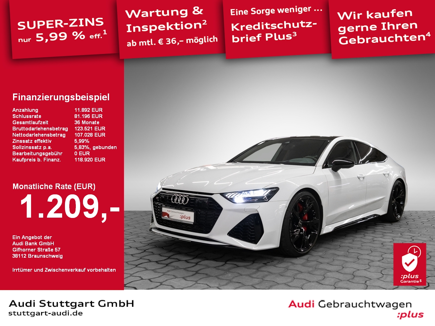 Audi RS7 Sportback performance