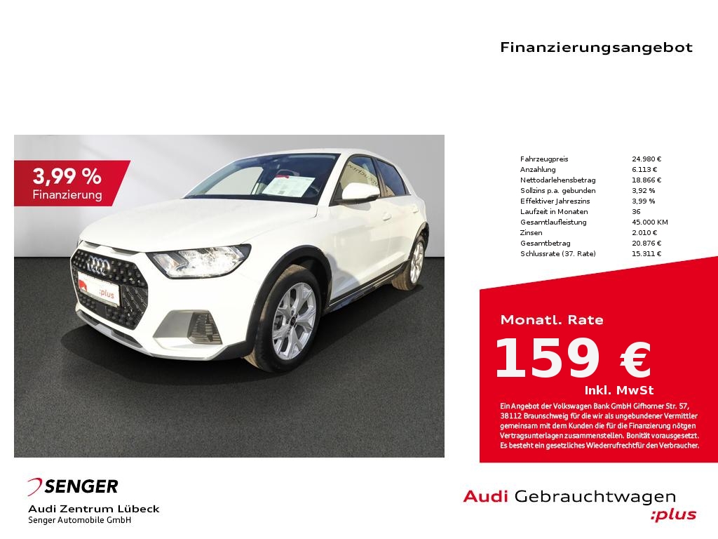 A1 allstreet 30 TFSI S tronic CarPlay Sitzh. PDC