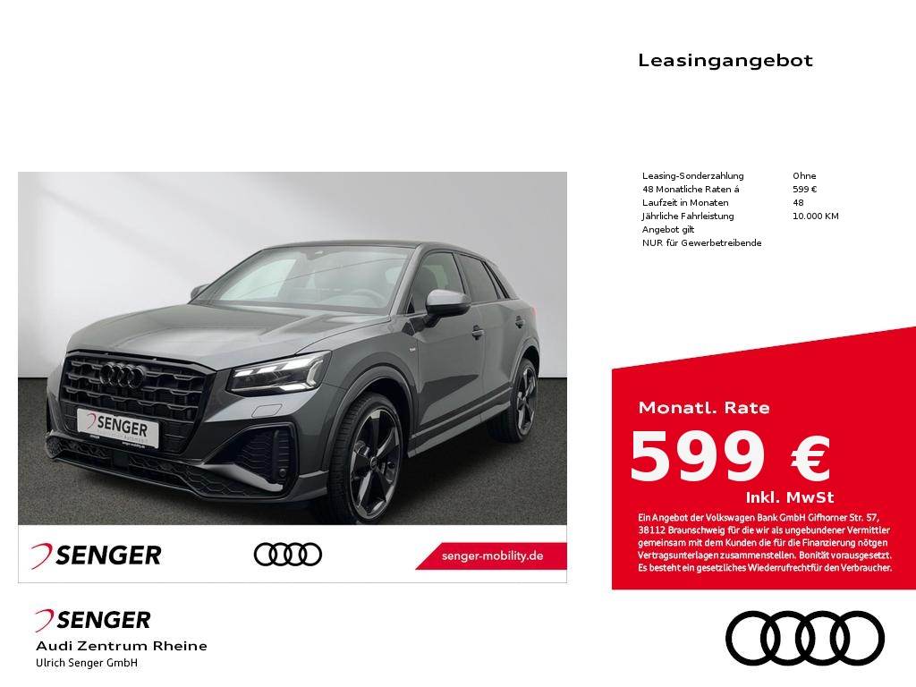 Q2 S line 35 TFSI S Tronic Digitales Cockpit