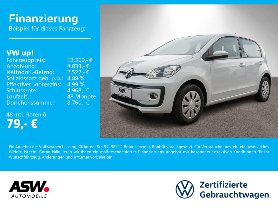 Volkswagen up 1.0 MPI move up