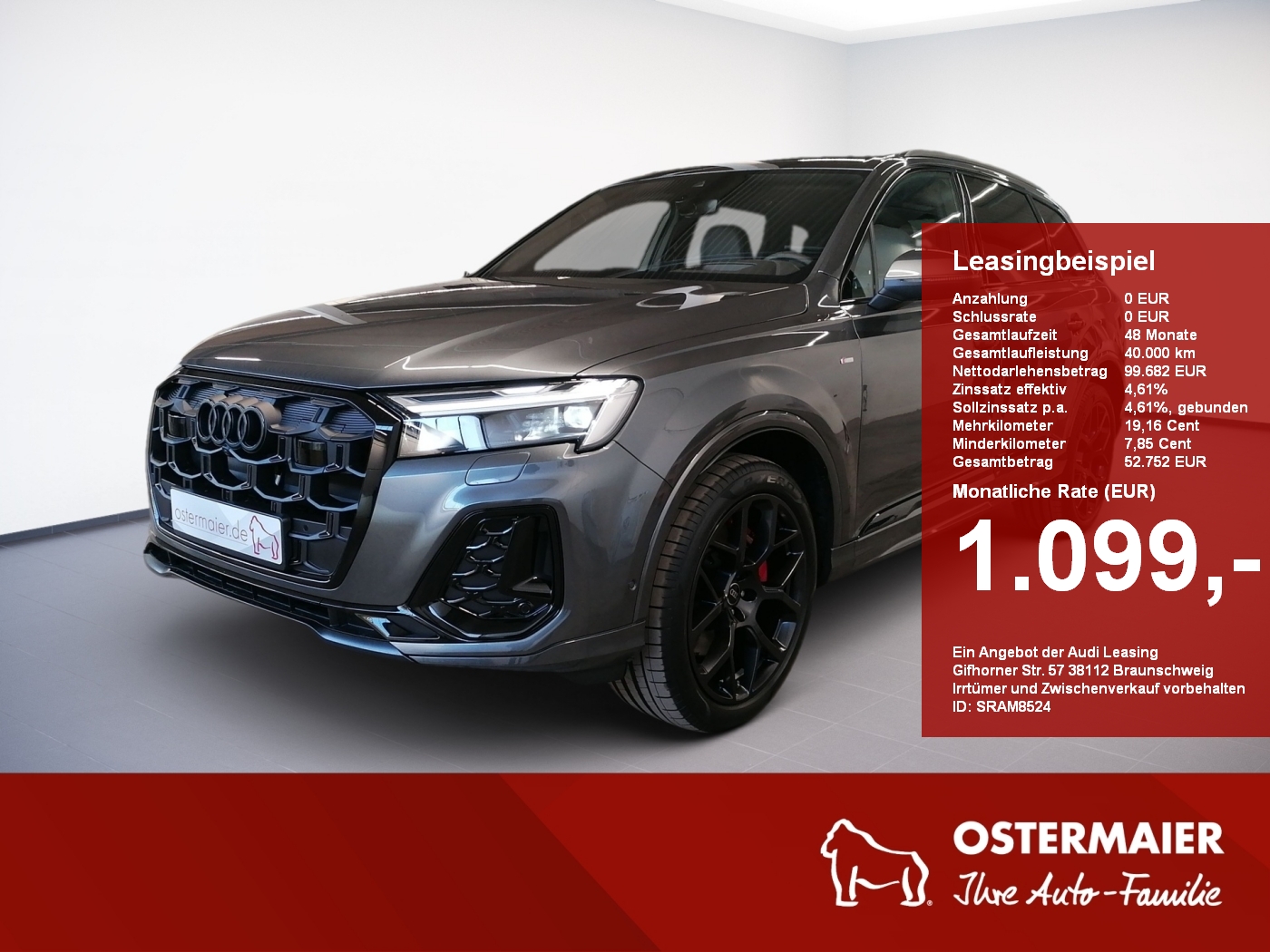 Q7 SUV S line 50 TDI quattro tiptronic 21ALU.PANO.AHK.NAV.KAM