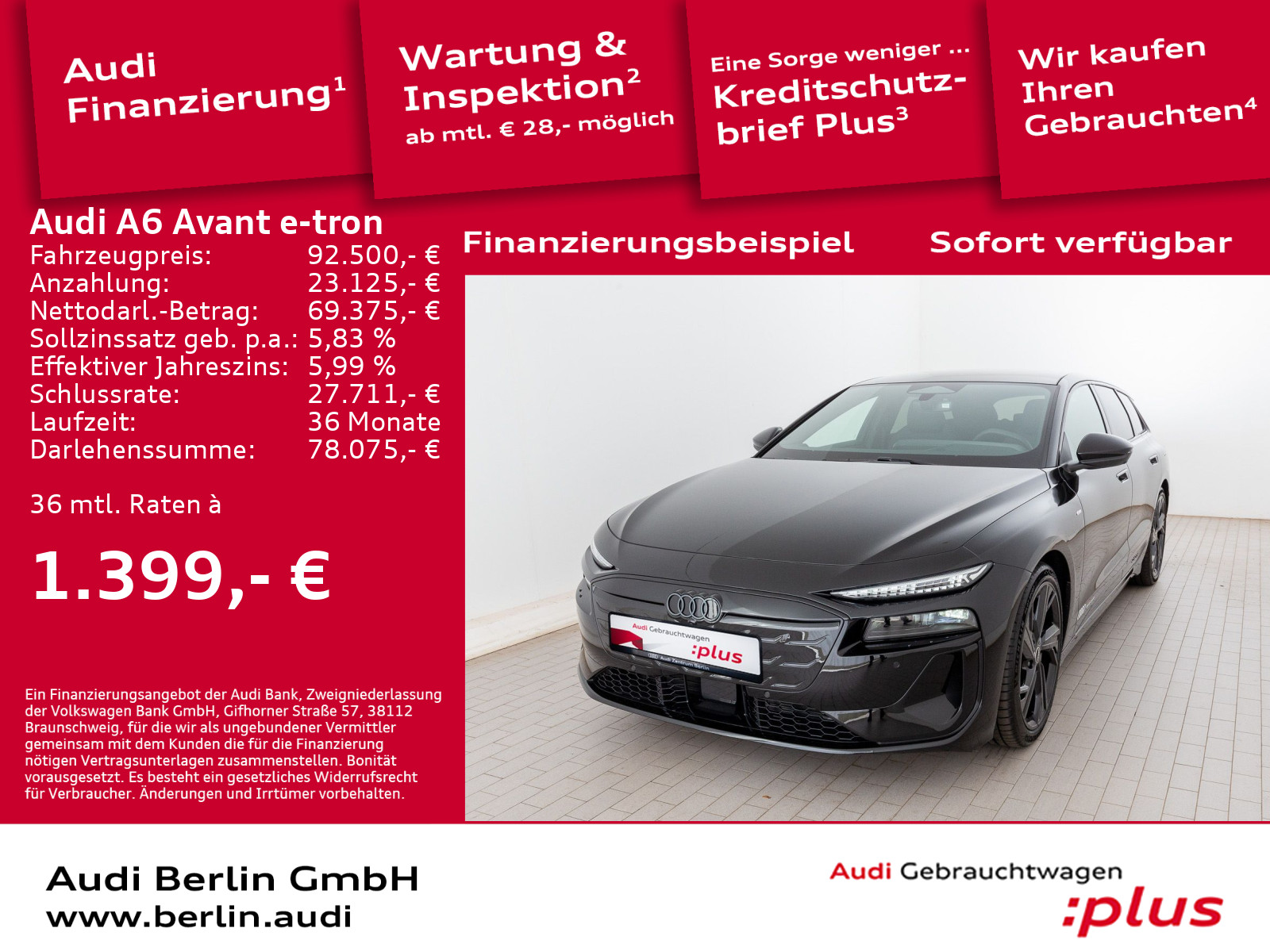 A6 Avant e-tron quattro