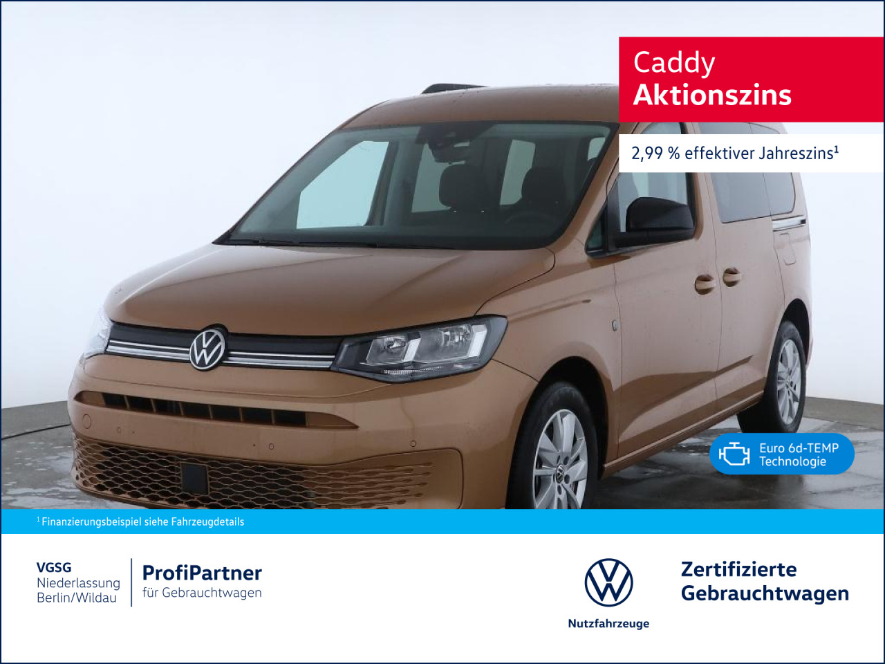 Volkswagen Caddy Life Flügelt