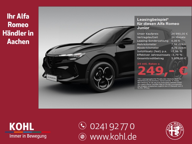 Junior Ibrida Speciale 1.2 VGT 48V-Hybrid Navi