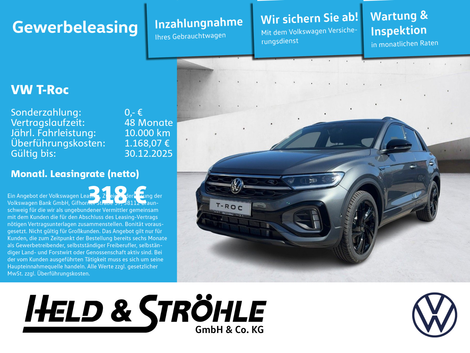 T-Roc R-Line 2.0 TSI 4M DSG AHK NAV WR