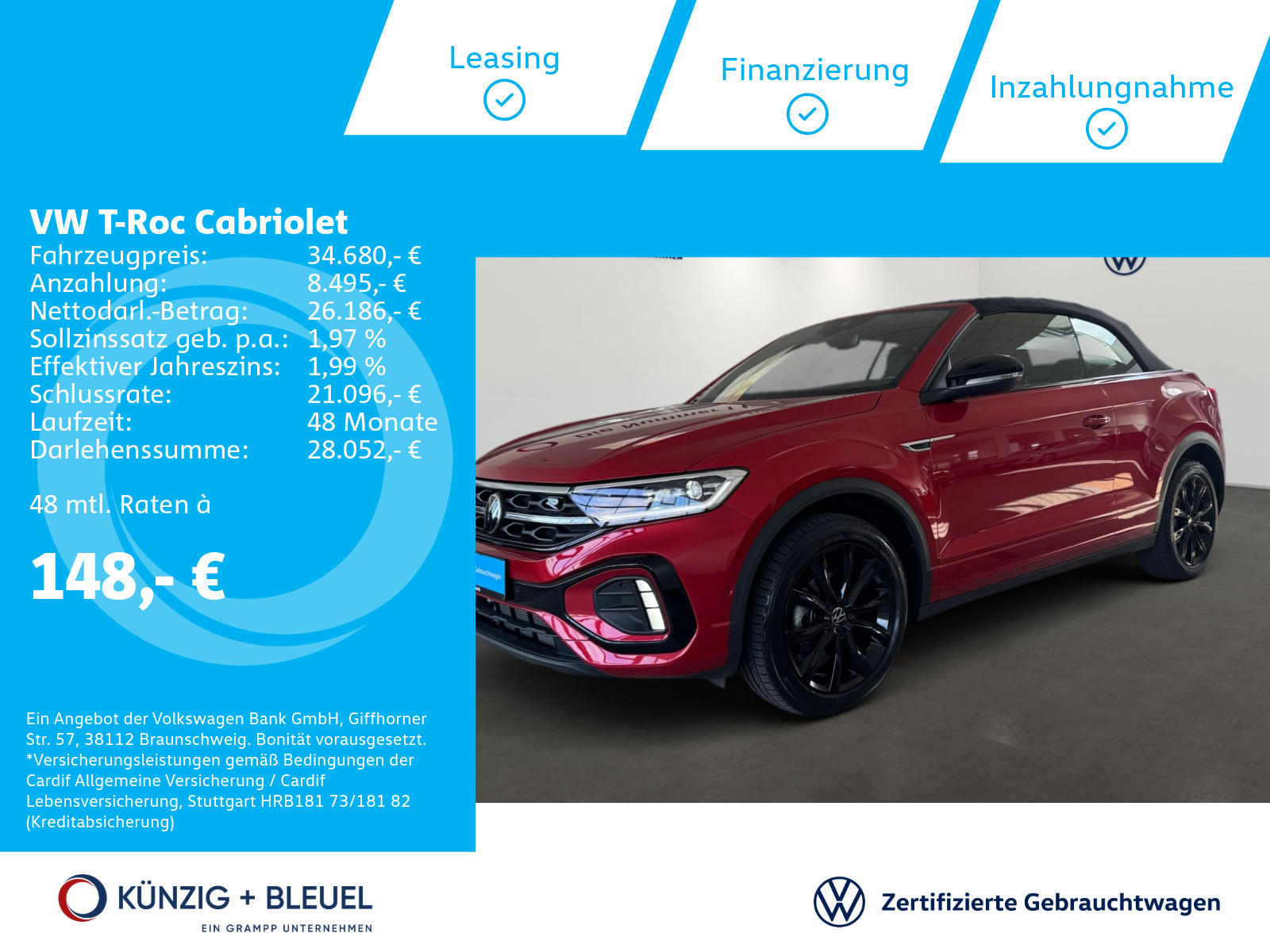 Volkswagen T-Roc Cabriolet 1.5 TSI R-Line BEATS