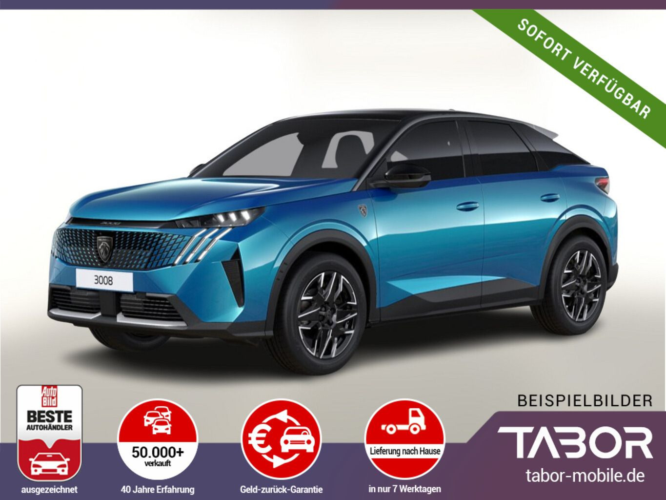 3008 MHEV 136 GT Matrix ACC SHZ Nav 360° Keyless