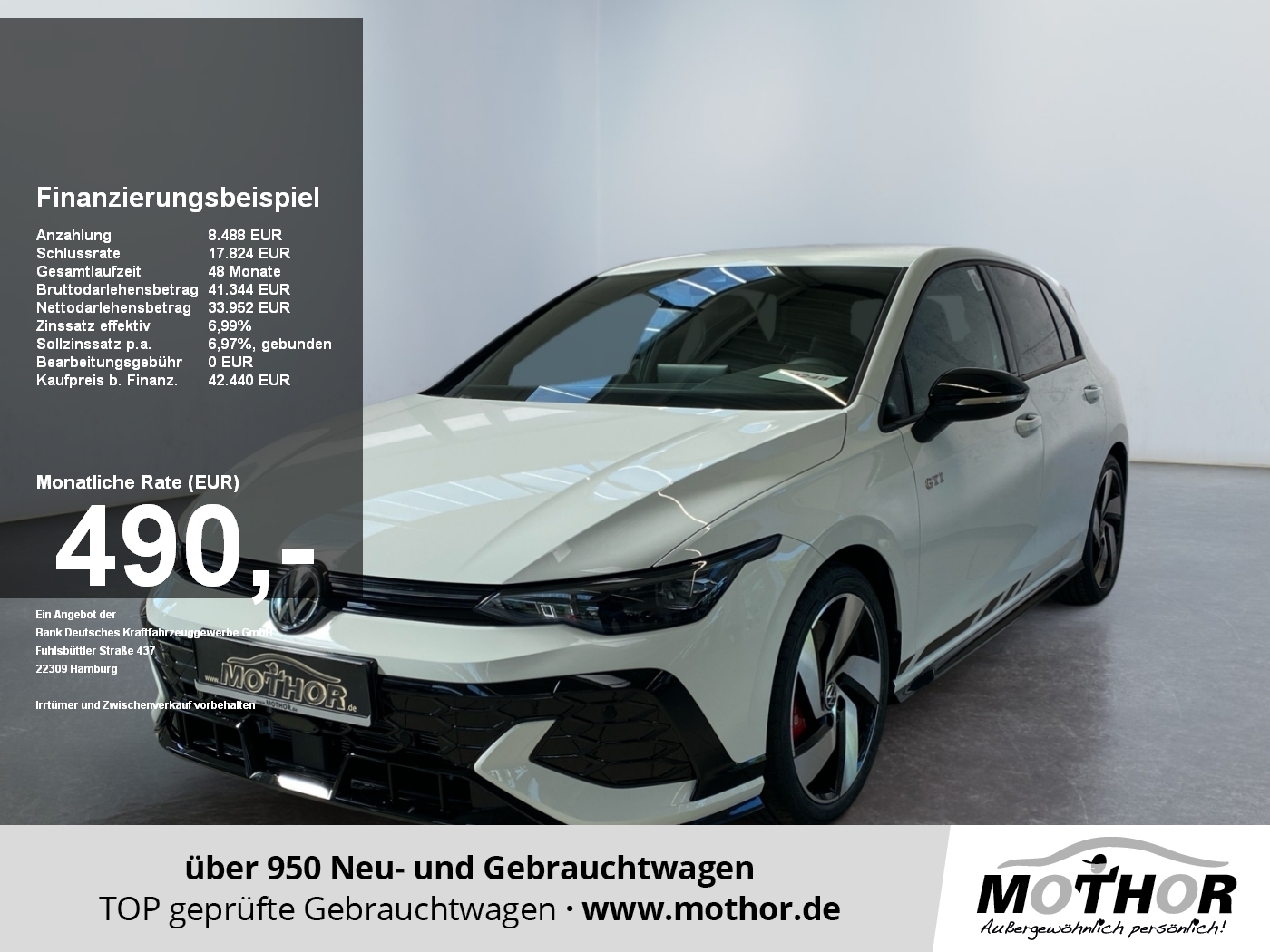 Golf VIII Clubsport 2.0 TSI GTI DSG ACC MATRIX