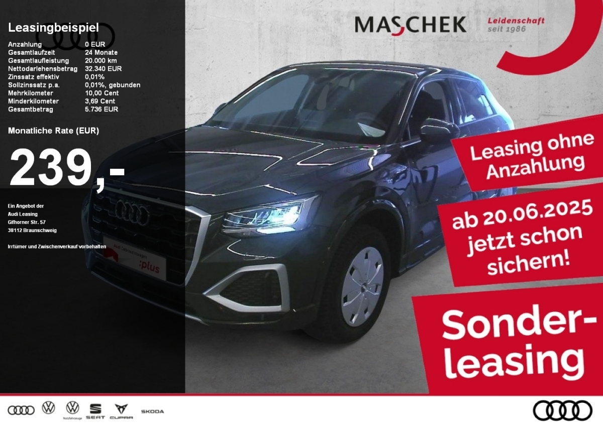Q2 Advanced 35 TDI AHK LED VC PDC GRA DAB Sitzh