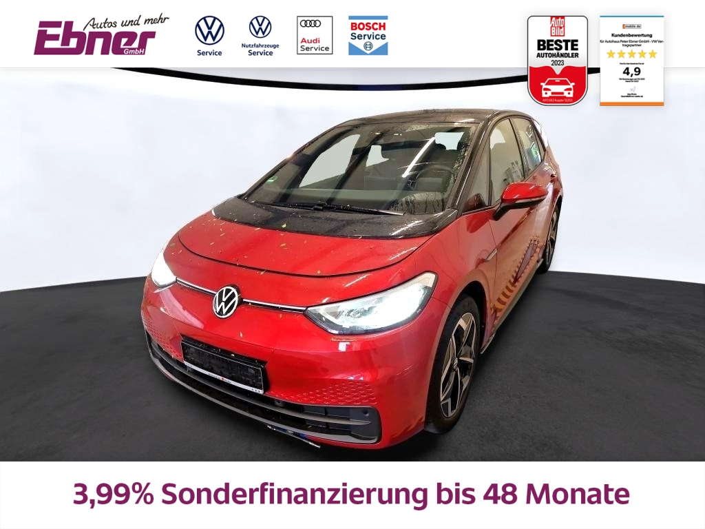 ID.3 PRO 204PS 62KW/h AHK+KAMERA+ACC+KEYLESS+NAVI+APP+LED+CCS+19 ALU!