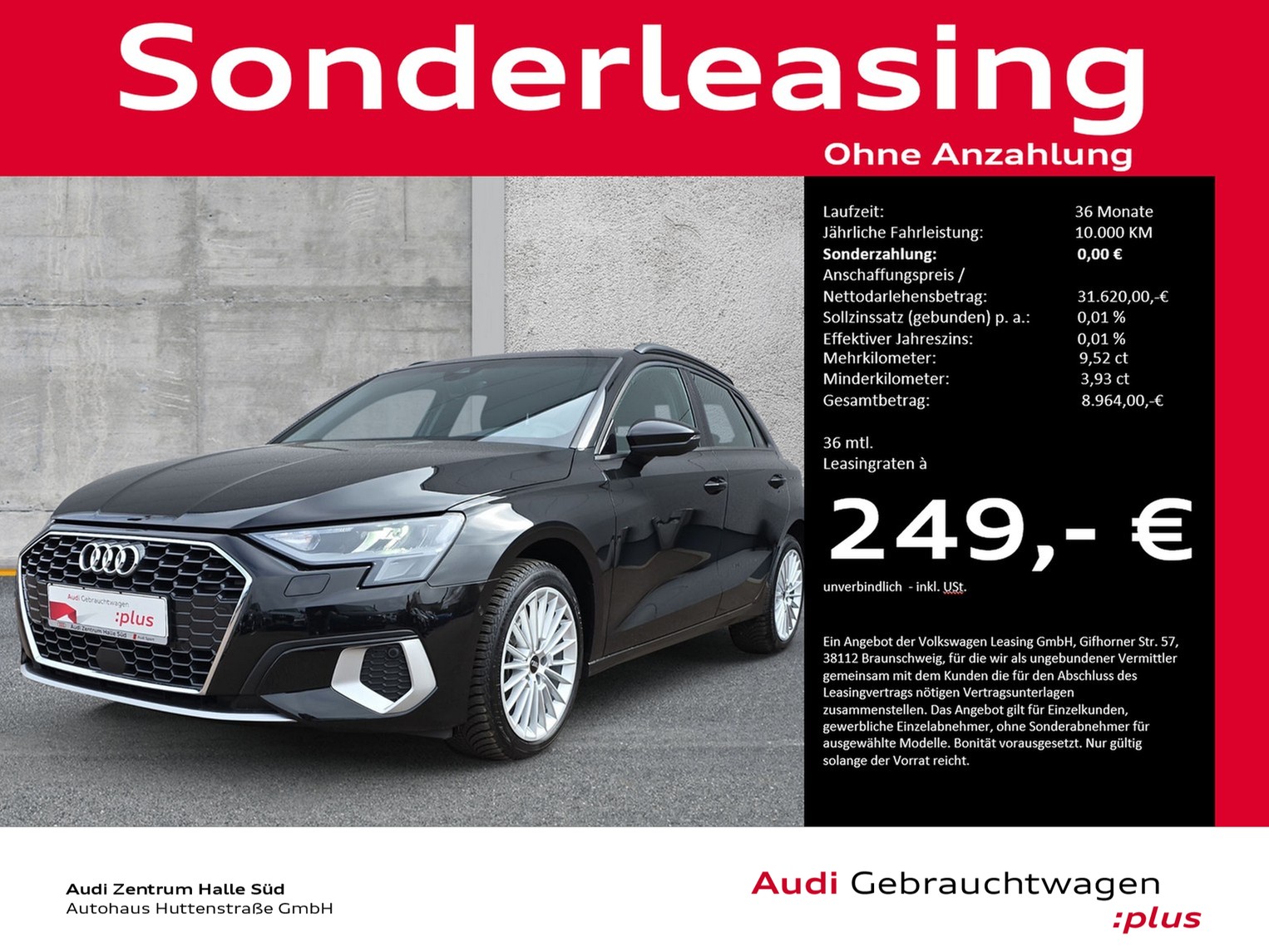 A3 Sportback 30 TDI advanced LED NAVI+ KAMERA eKLAPPE