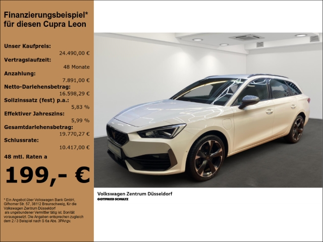 Leon Sportstourer 1.4 e-Hybrid DSG Cupra