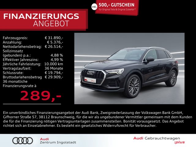 Q3 35 TFSI S-tronic LED ACC NAVI 19" virt.