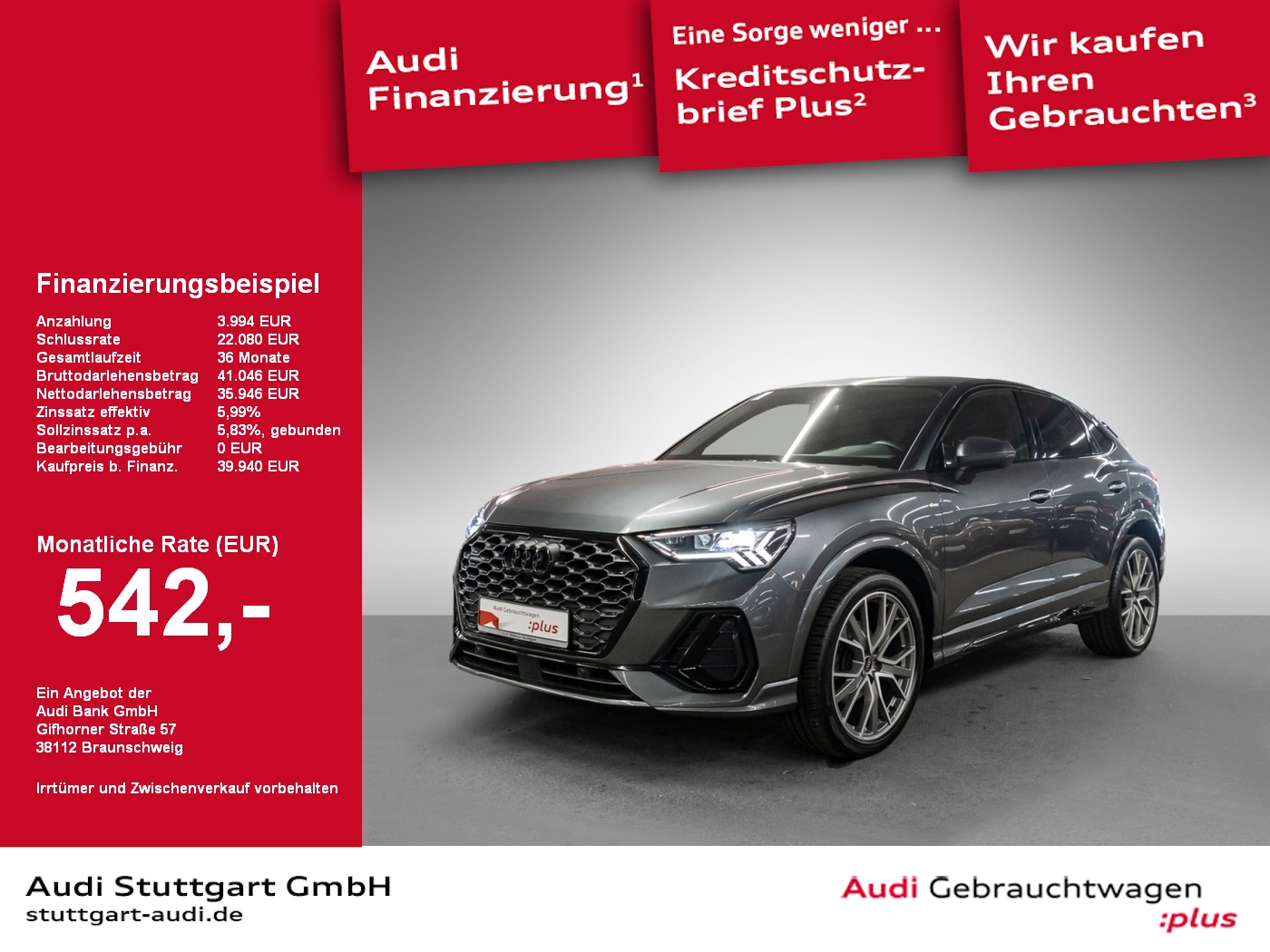Q3 Sportback 35 TDI qu s line Connect Kamera ACC