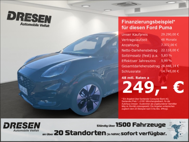 Puma ST-Line Winter-Paket/ LED Scheinwerfer/ Navigation/ ACC