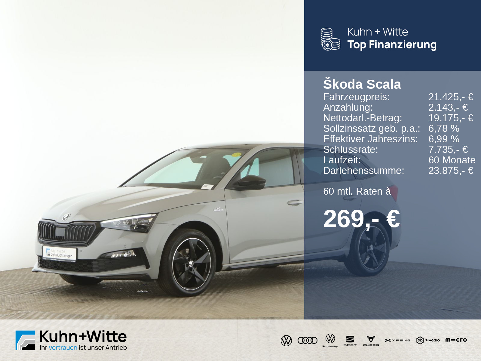 Scala 1.5 TSI Monte Carlo *Pano*LED*PDC*SHZ*AppleCar*