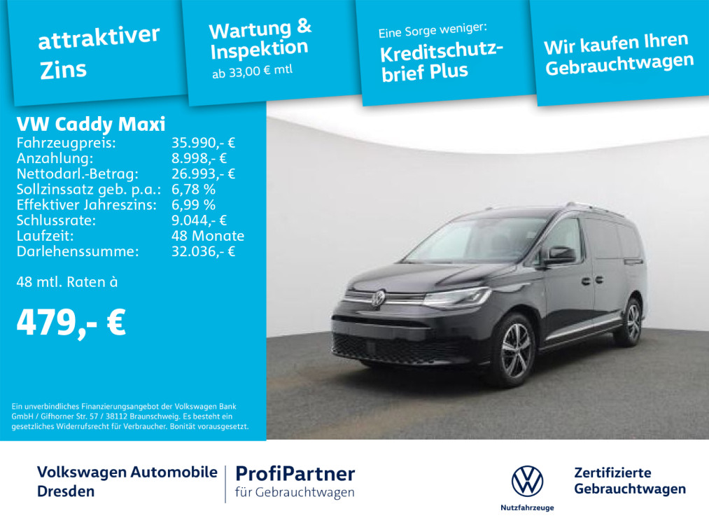 Volkswagen Caddy 1.5 TSI Maxi Style APP