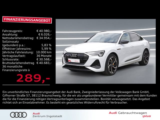 e-tron Sportback S line 55 qu 2x MATRIX Pano 21"