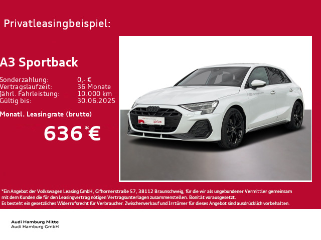 Audi A3 Sportback 35 TDI S line Sonos