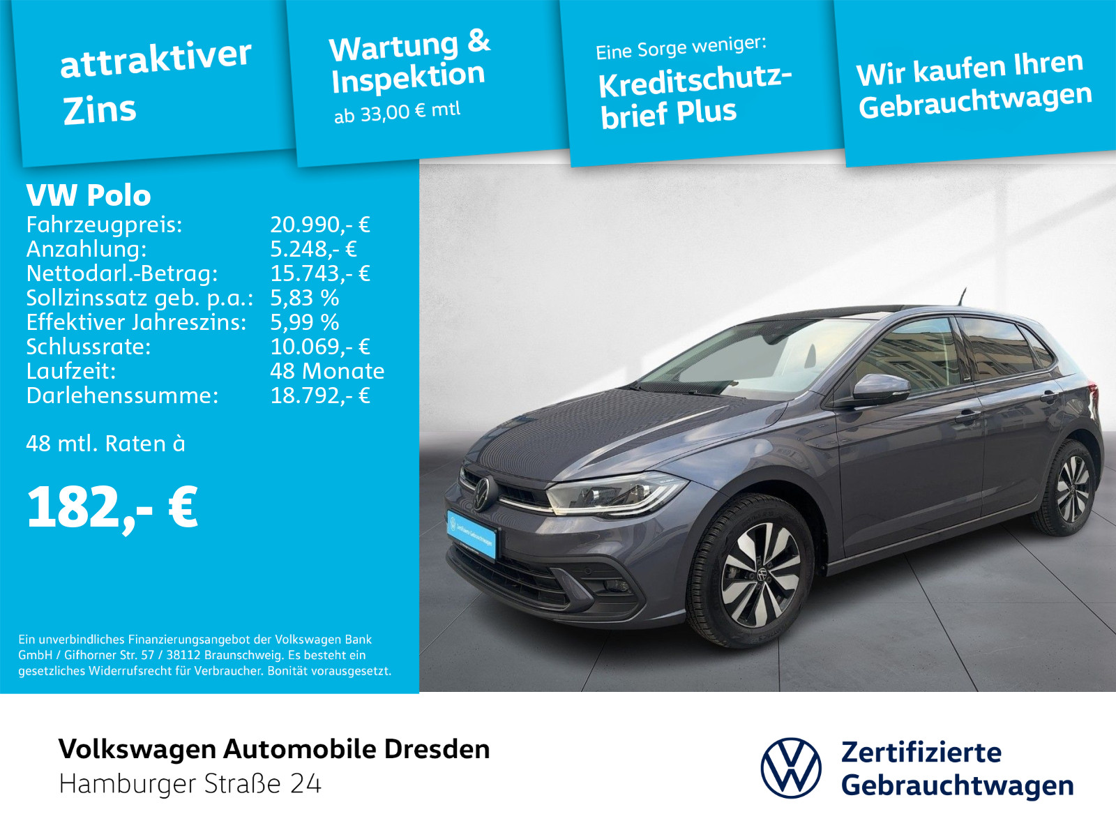 Volkswagen Polo 1.0 TSI Life IQ LIGHT APP