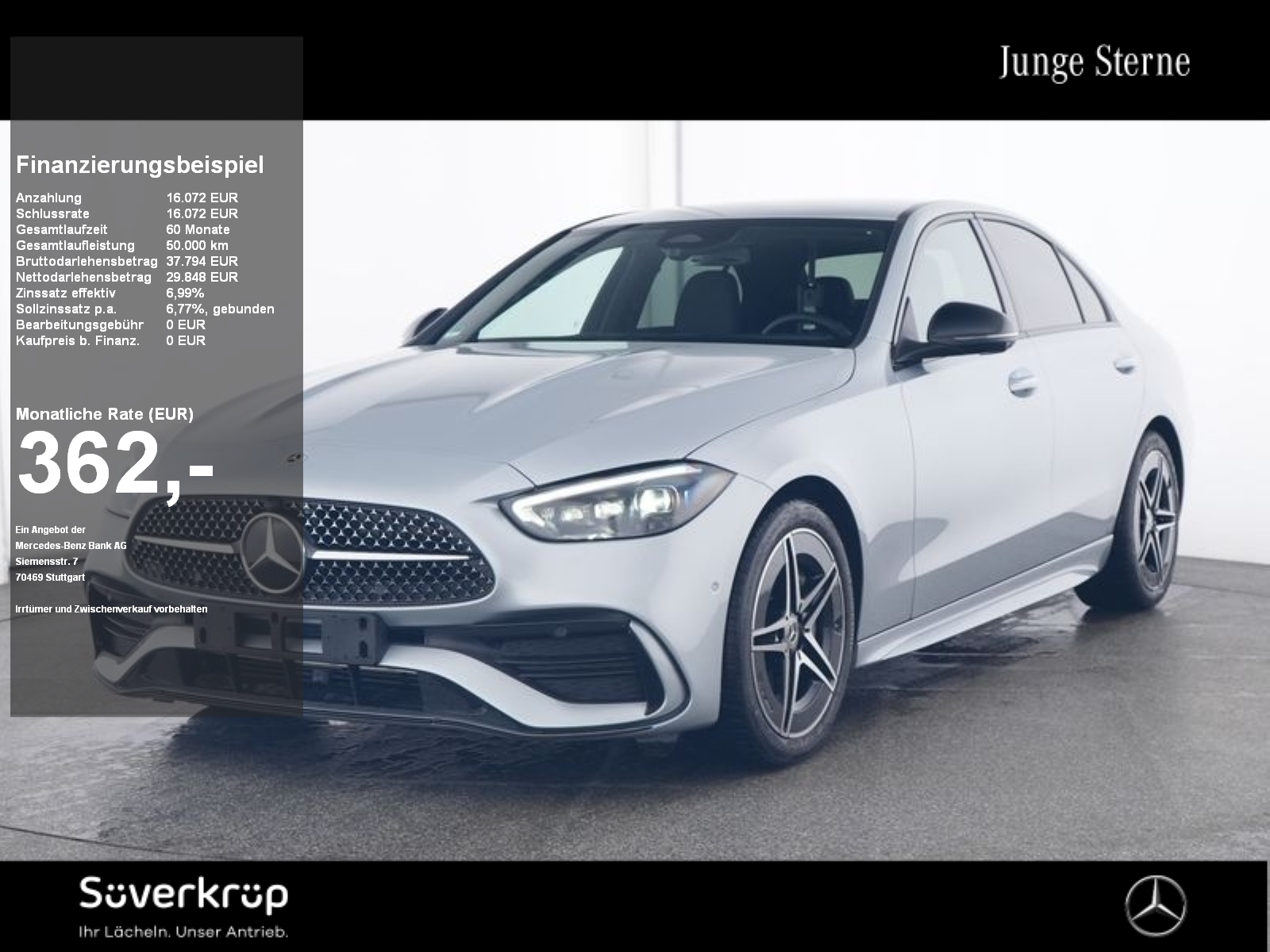 C 200 , AMG PREMIUM NIGHT SPUR 360 PDC SHZ MEMO