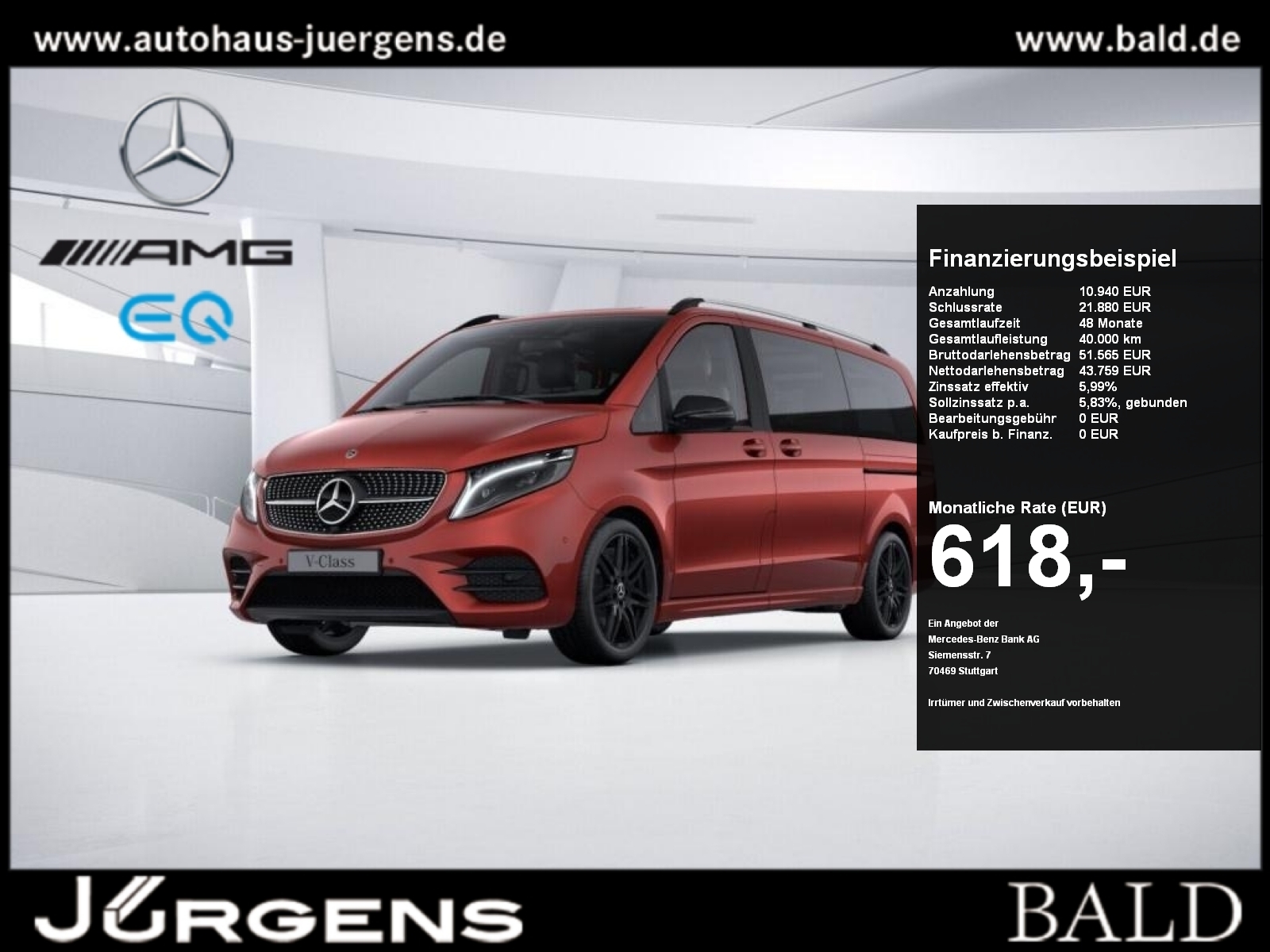 Mercedes-Benz V 300 2.5 NIGHT EDITION L AHKT AMG