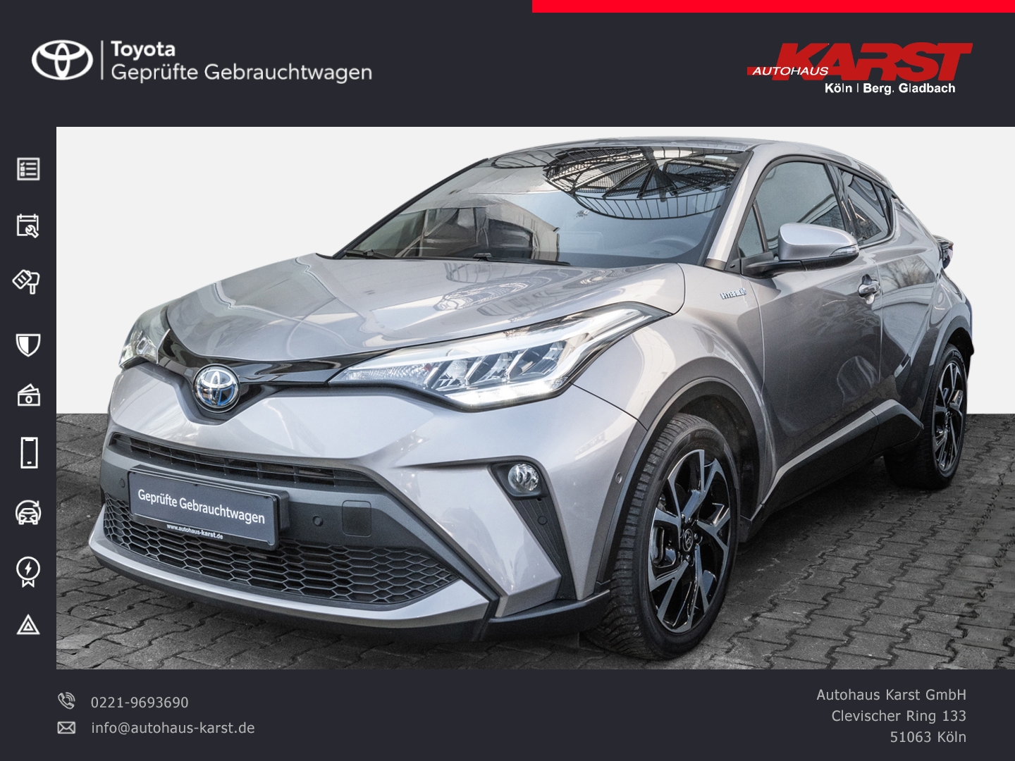 C-HR Hybrid Team D 2,0 PDC v+h Kamera SHZ
