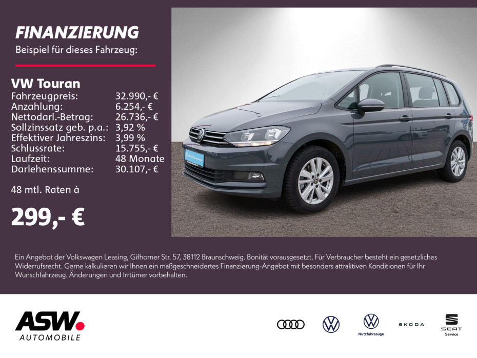 Volkswagen Touran 1.5 TSI Comfortline VC 7S