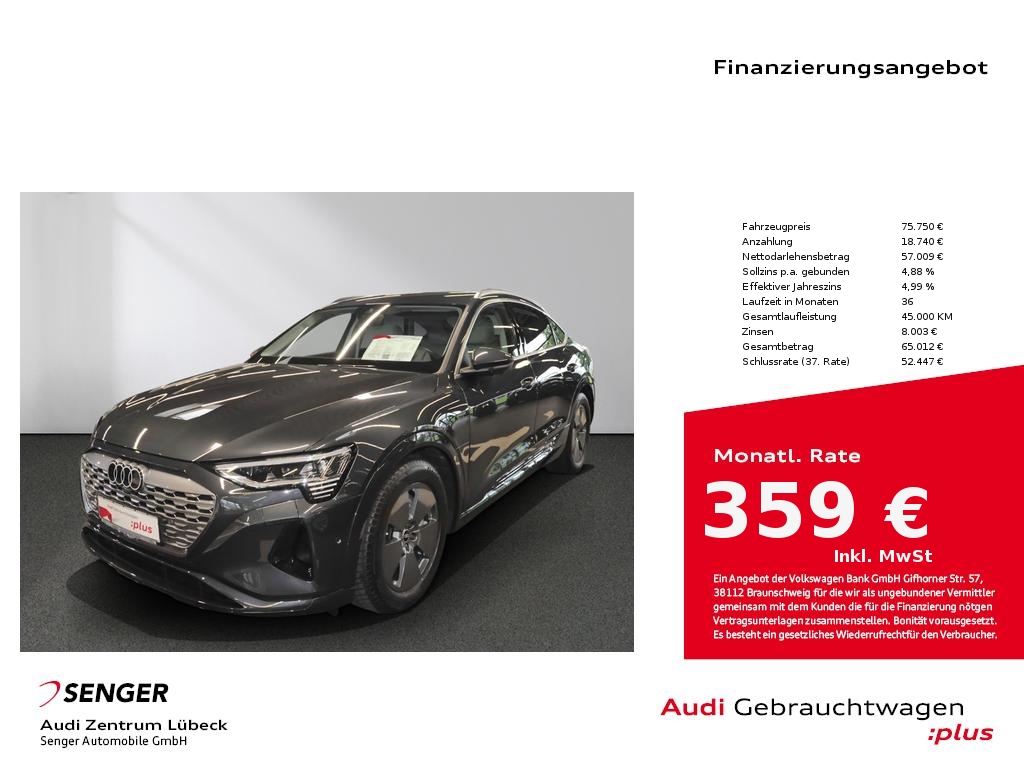 Q8 e-tron Sportback 55 quattro adv. Matrix B&O 