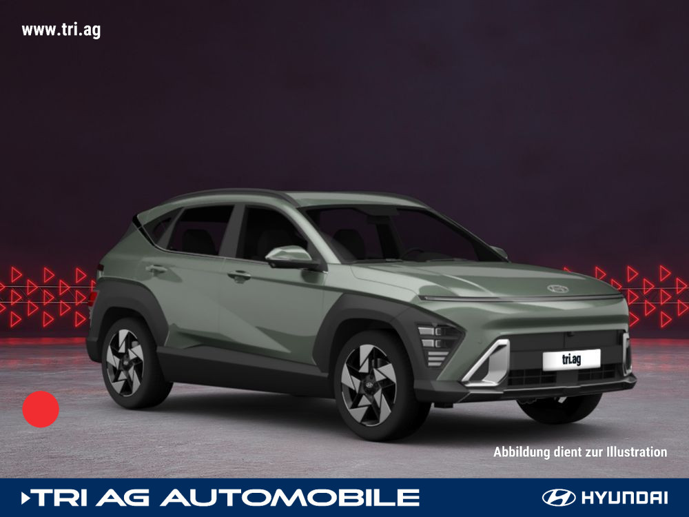 Kona Prime 1.6 T-GDI 125kW DCT Mirage Green (Dachlackierung in Schwarz)