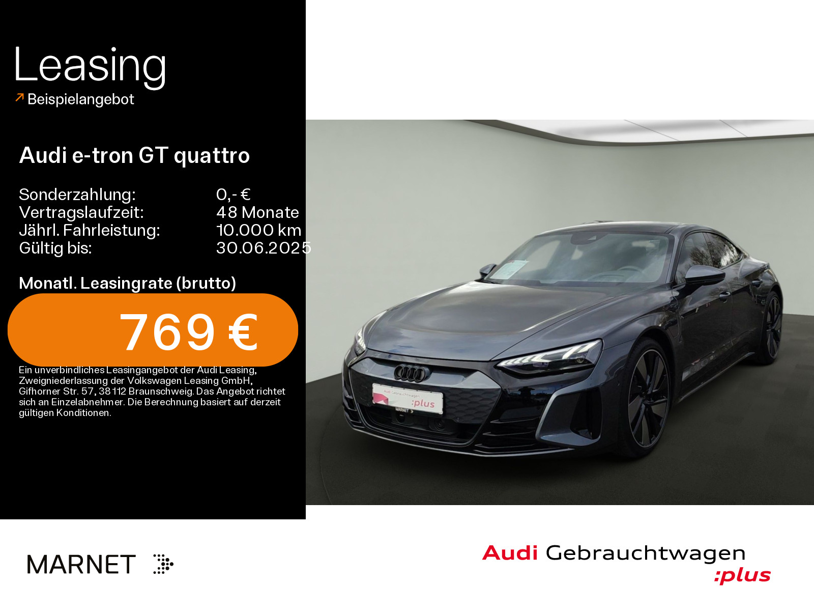 e-tron GT quattro*Navi*Matrix*B&O*HUD*PDC*Pano*Carbon*Kamera