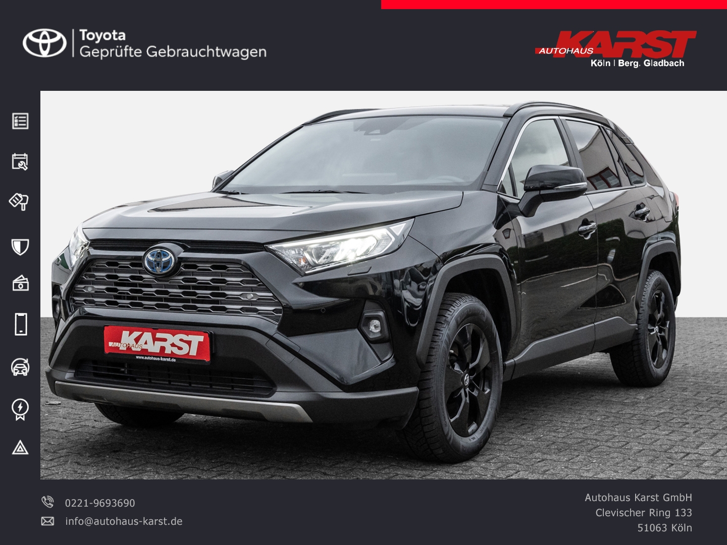 RAV4 2.5l Hybrid *NUR 5487KM*,RFK, Keyless Entry