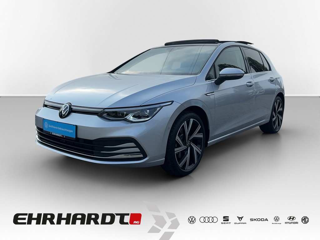 Golf VIII 1.5 eTSI DSG Style DCC PANO*AHK*STHZG*HUD*NAV*LED*ACC*PARKLENK*KAMERA*F-SITZ EL*SHZ*HARMAN*VIRTUAL*18"