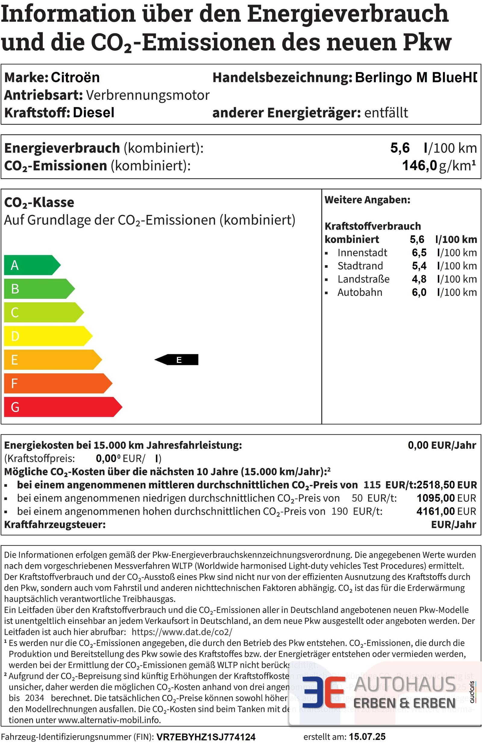 Berlingo M BlueHDi 130 EAT8 S&S Max