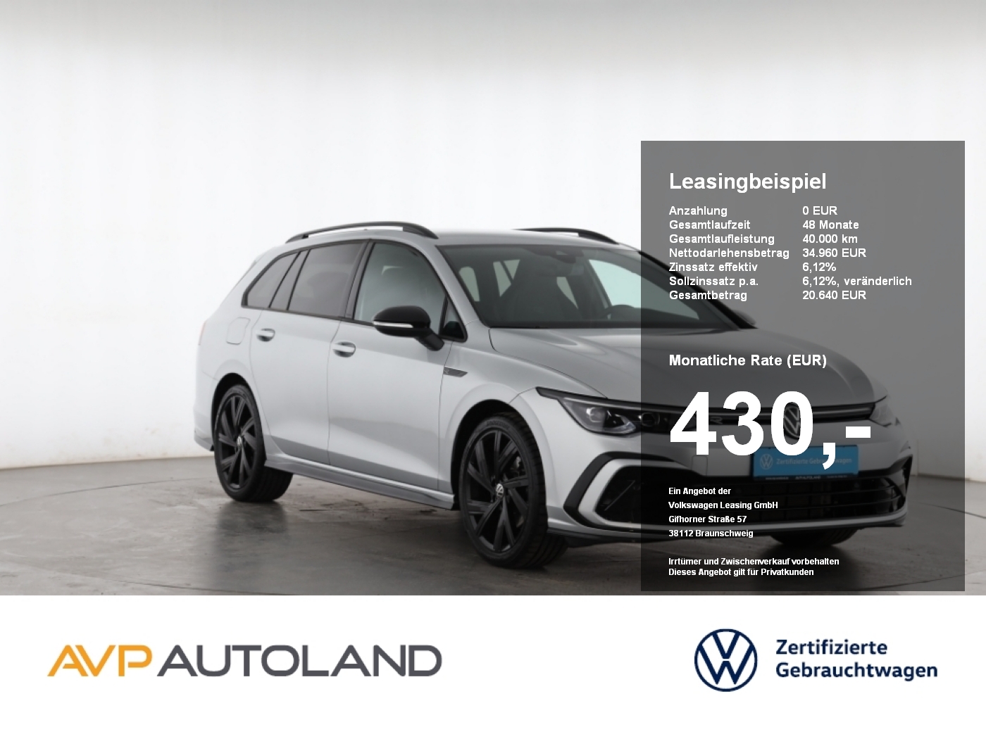 Golf VIII Variant 2.0 TSI DSG 4MOTION R-Line
