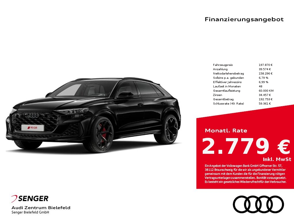 Audi RSQ8 performance Optik-Paket 305km h