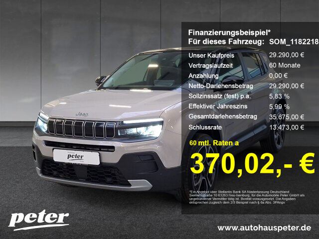 Avenger e-Hybrid MY24 Altitude 1.2l T3 48V 81kW