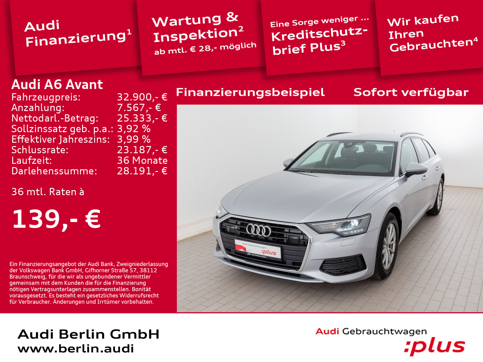 A6 Avant 35 TDI S tr. RFK LED PDC NAVI SITZHZG