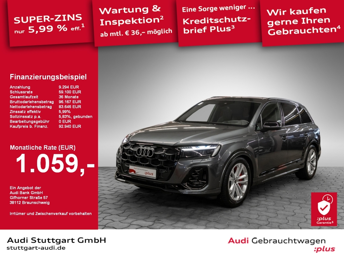 Audi Q7 S line 60 TFSI e quattro