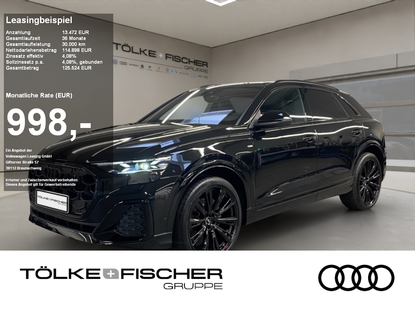 Q8 50 S-Line 3.0 TDI quattro S-line 360 ACC LM