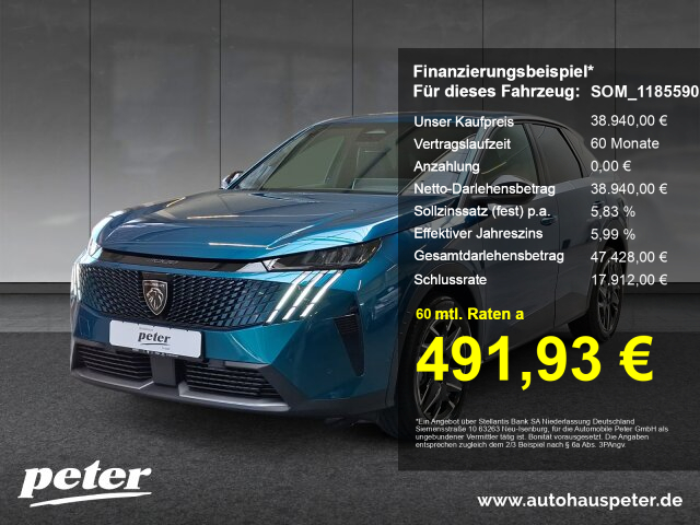 3008 Allure Hybrid 145 +Kamera+Pano-Nav+LED+SHZ+