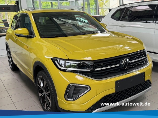 T-Cross 1.5 TSI R-Line AHK-abnehmbar Navi digitales Cockpit LED Blendfreies Fernl.